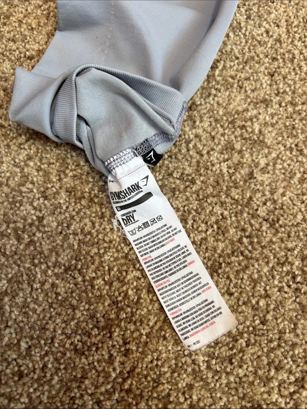 Gymshark Gray High-Waist Performance Leggings